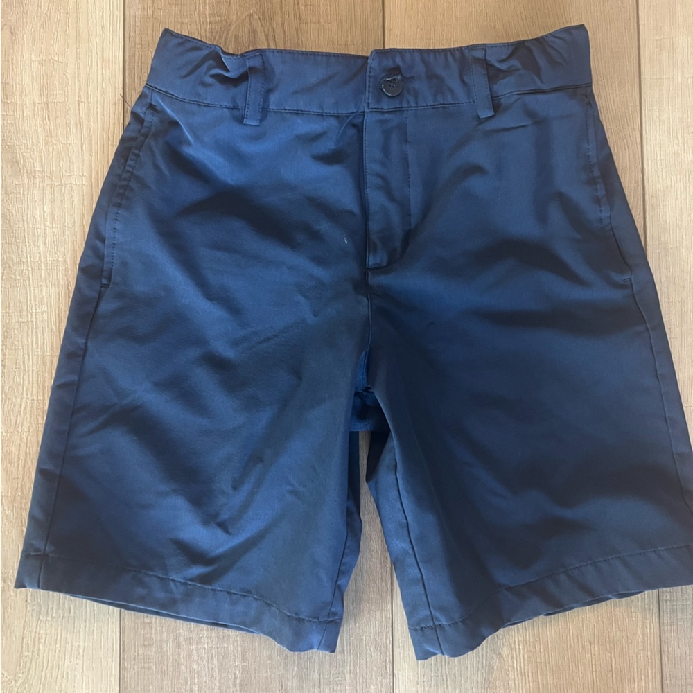 Slazenger Boys Navy Blue Golf Shorts. Small.
